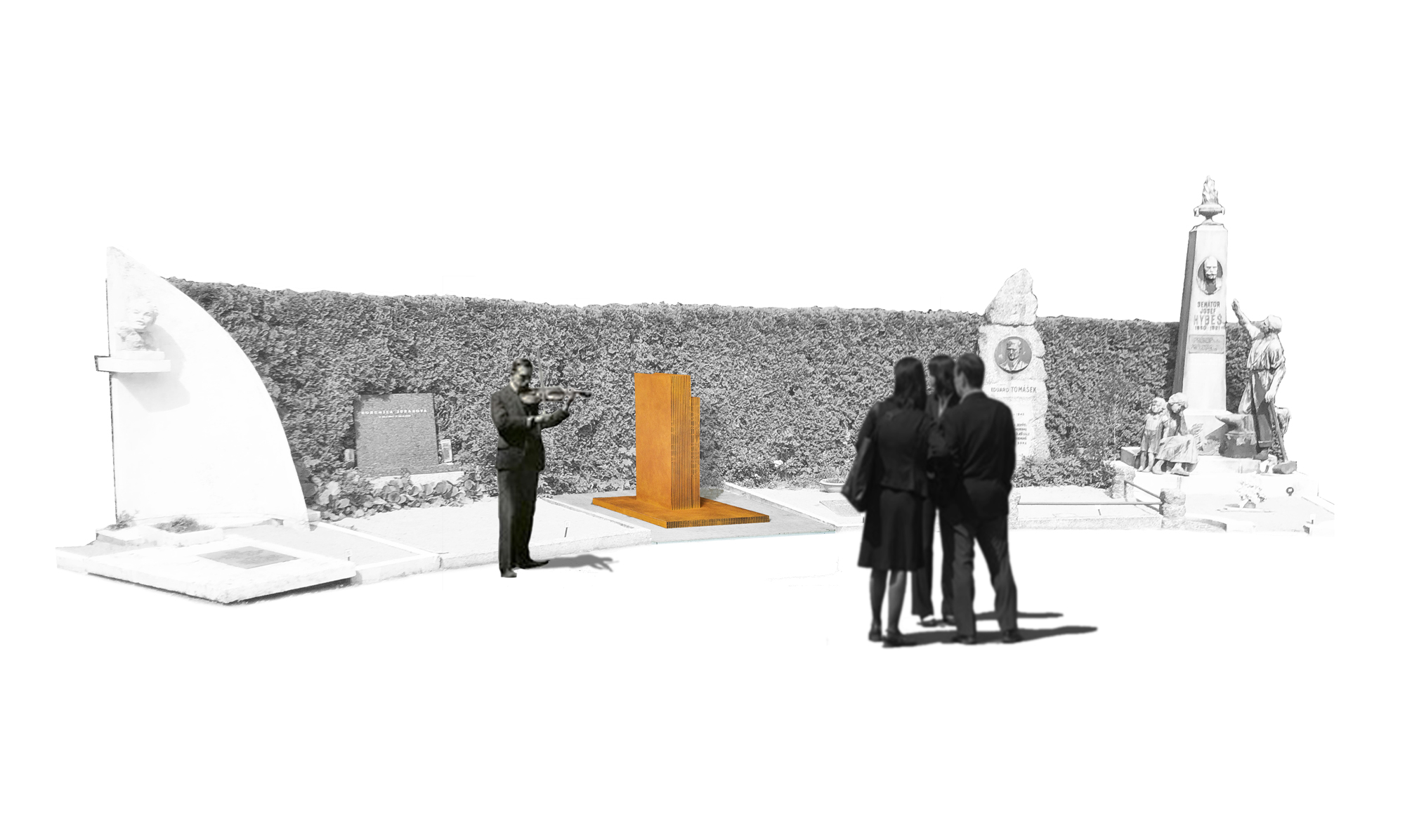 Kundera couple tombstone